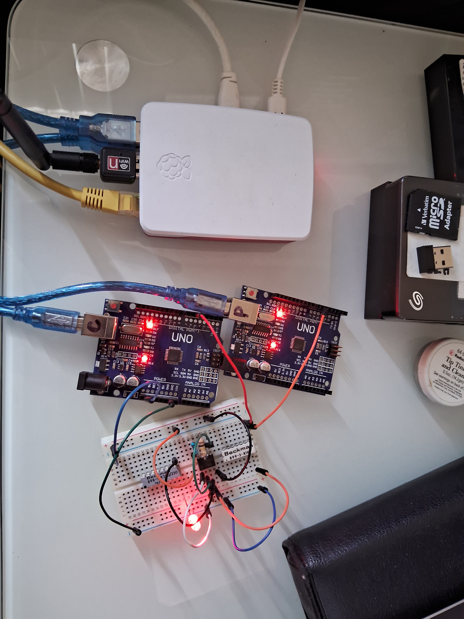 A8 physical clock as-tested apparatus overview